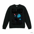 ■予約商品■ ELMO x record shop DIGDIG black (crewneck sweat)  