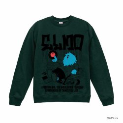 画像1: ■予約商品■ ELMO x record shop DIGDIG moss green (crewneck sweat)  
