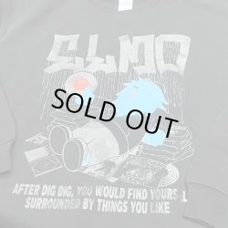 画像1: ELMO x record shop DIGDIG black (crewneck sweat)  