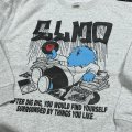 ELMO x record shop DIGDIG ash gray (crewneck sweat)  