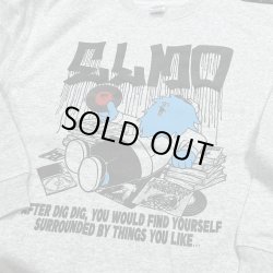 画像1: ELMO x record shop DIGDIG ash gray (crewneck sweat)  