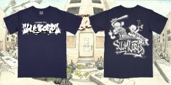 画像1: ■予約商品■ SLUMLORDS / Graffiti Kentax Navy (t-shirt) A389