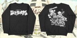 画像1: ■予約商品■ SLUMLORDS / Graffiti Kentax Black (crewneck sweat) A389 