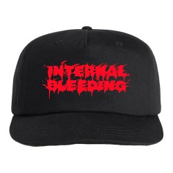 画像1:  ■予約商品■ INTERNAL BLEEDING / Logo black (cap)  