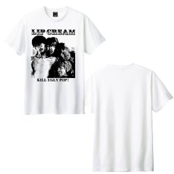 画像1: ■予約商品■ LIP CREAM / KILL UGLY POP  WHITE　(t-shirt)  
