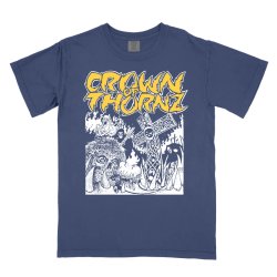 画像1: ■予約商品■ CROWN OF THORNZ / No remorse navy (t-shirt) 