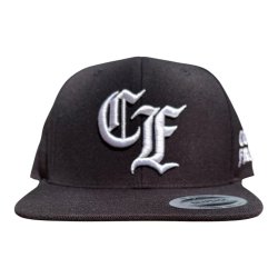 画像1: ■予約商品■ COLD FRONT / Logo CF black (snapback) 