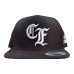 画像1: ■予約商品■ COLD FRONT / Logo CF black (snapback)  (1)