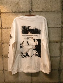 画像2: ■予約商品■ BLACK GANION / Moment of Rupture white (long sleeve shirt)  