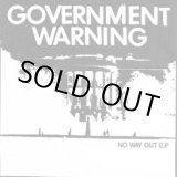 画像: GOVERNMENT WARNING / No Way Out (7ep) No way