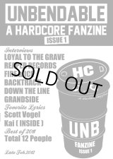 画像: UNBENDABLE FANZINE  Issue 1 (zine)