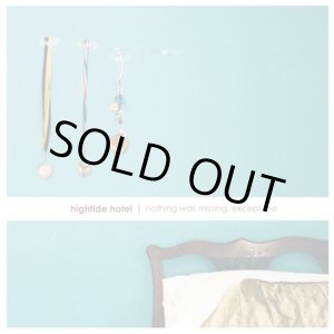 画像: HIGHTIDE HOTEL / Nothing was Missing, Except Me (Lp) Count your lucky stars