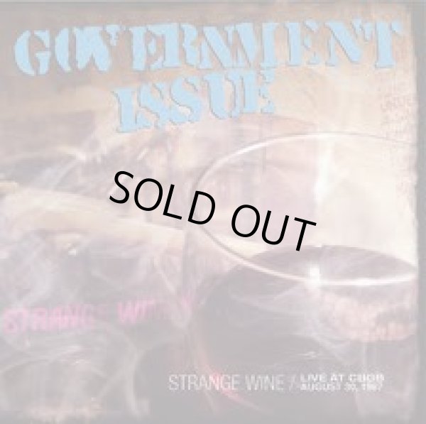 画像1: GOVERNMENT ISSUE / Strange Wine : Live At CBGB August 30 1987 (cd)