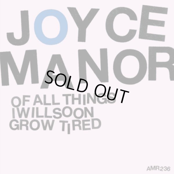 画像1: JOYCE MANOR / Of all things i will soon grow tired (cd) Asia man