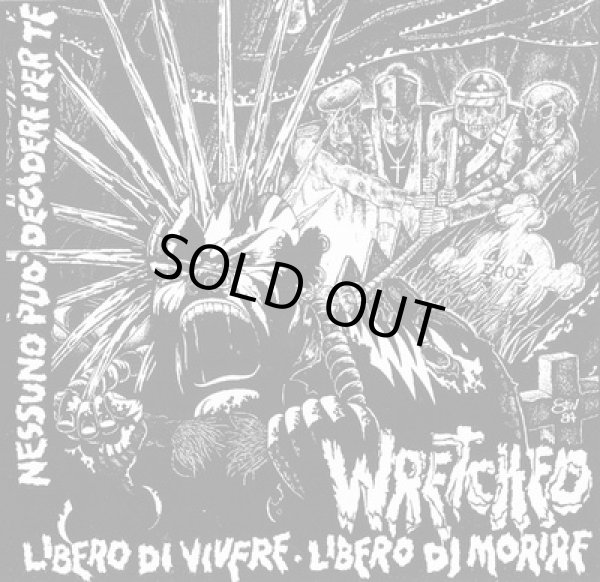 画像1: WRETCHED / Libero di vivere libero di morire (Lp) Chaos produzioni