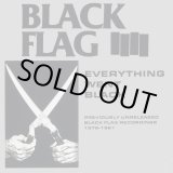 画像: BLACK FLAG / Everything went black (cd) (Lp) Sst