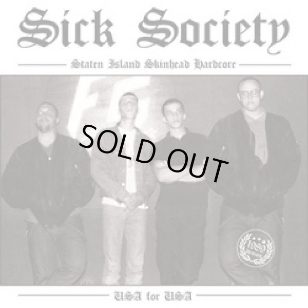 画像1: SICK SOCIETY / Usa for usa: 1989 demos (7ep) United riot