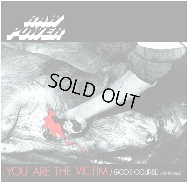 画像1: RAW POWER　/ You are the victim/God's course (cd) F.o.a.d 