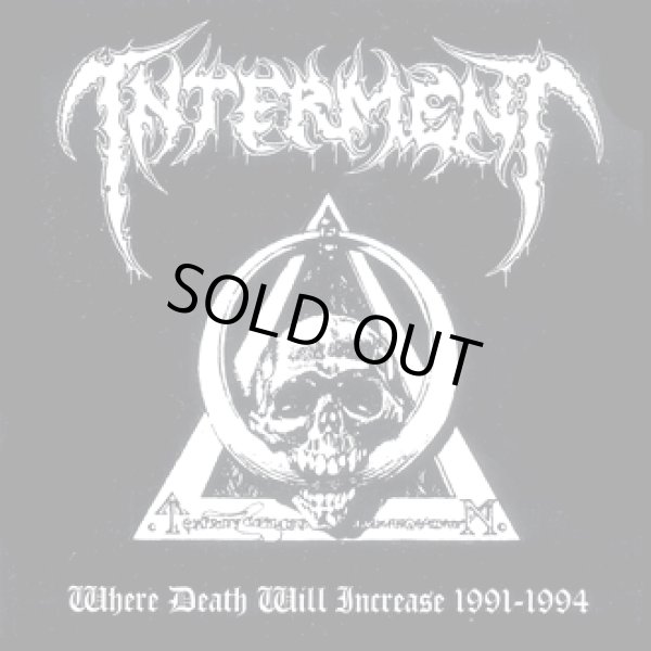 画像1: INTERMENT / Where death will increase 1991-1994 (cd) Necroharmonic