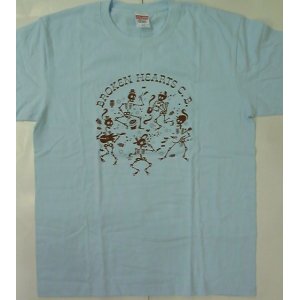 画像: BROKEN HEARTS CLUB BAND dsigned by ACUTE / light blue (t-shirt) 