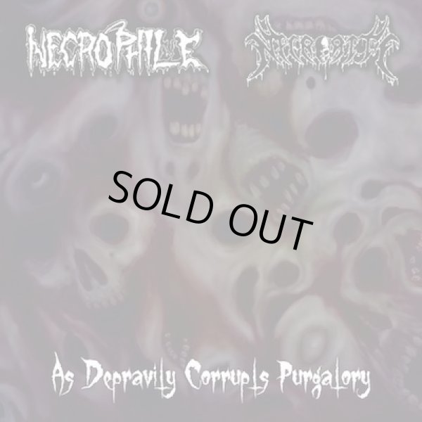 画像1: NECROPHILE, NECRORITE / split (7ep) Awesome mosh power 