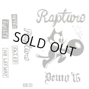 画像: RAPTURE / Demo '16 (tape) Quality control hq 
