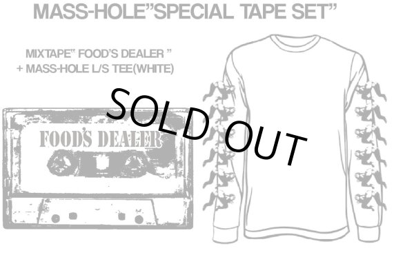 画像2: MASS-HOLE / Food's dealer "Special mix tape set" (tape+long sleeve tape) Midnightmeal