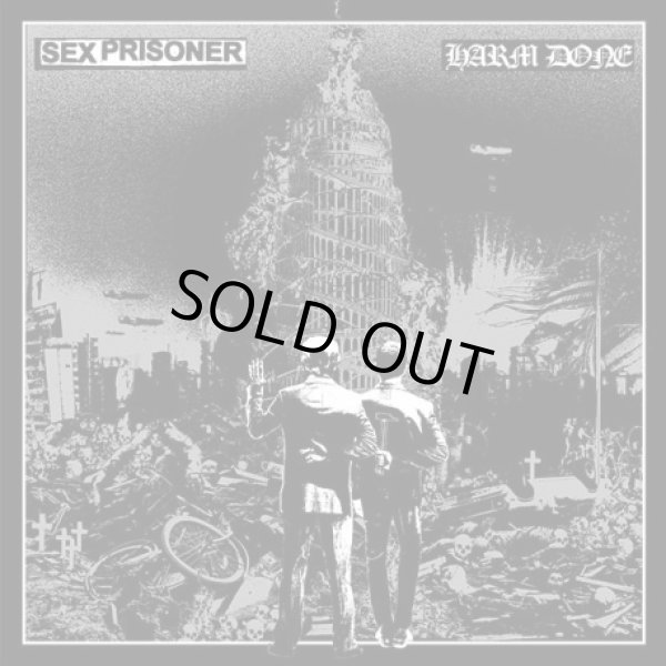 画像1: SEX PRISONER, HARM DONE / split (Lp)(cd)(tape) Straight & alert