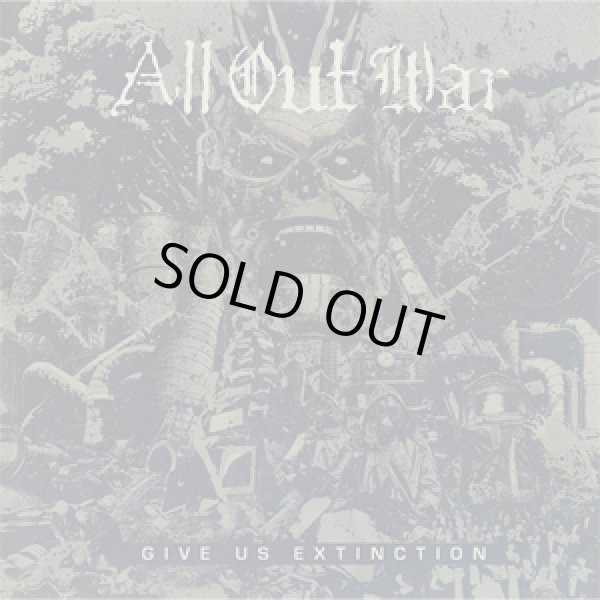 画像1: ALL OUT WAR / Give us extinction (cd) Retribute