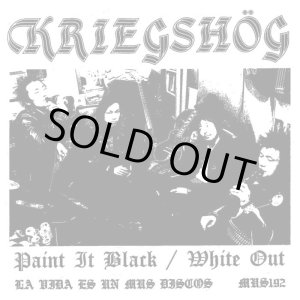 画像: KRIEGSHOG / Paint it black - white out (7ep) La vida es un mus
