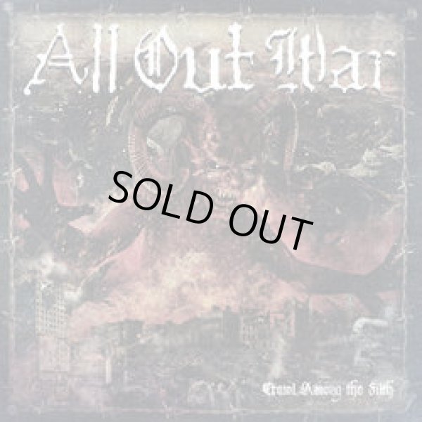 画像1: ALL OUT WAR / Crawl among the filth (cd) Unbeaten