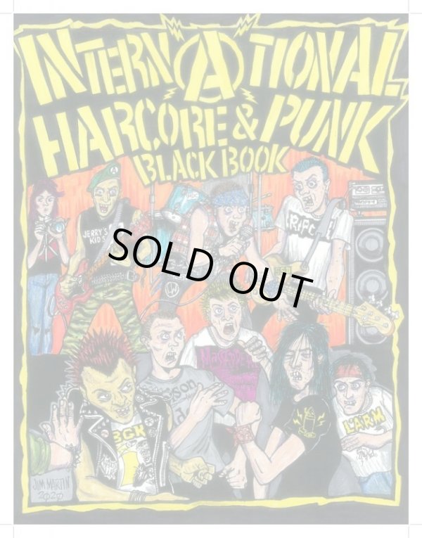 画像1:   INTERNATIONAL HARDCORE & PUNK Black book zine (book) 