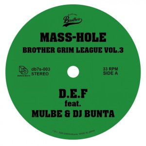 画像: MASS-HOLE, DJ GQ / Brother grim league vol.3 (7ep) Darahabeats