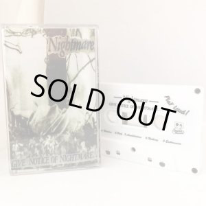 画像: Nightmare / Give notice of nightmare (tape) Deleted