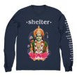 画像1: SHELTER / Message navy (long sleeve shirt) End hits