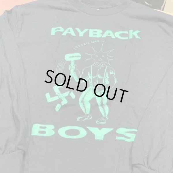 画像1: PAYBACK BOYS / Gegen nazis black (long sleeve shirts) WDsounds 