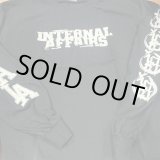 画像:  INTERNAL AFFAIRS / Discography black (long sleeve t-shirt) Safe inside