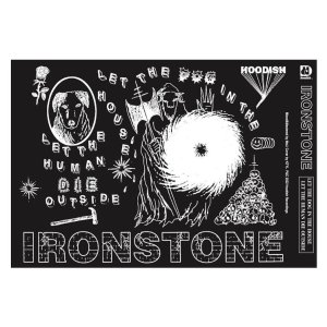 画像:     IRONSTONE / Let the dog in the house , let the human die outside (tape) Hoodish  