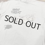 画像:   MINOR THREAT / Out of step silver grey (t-shirt) 