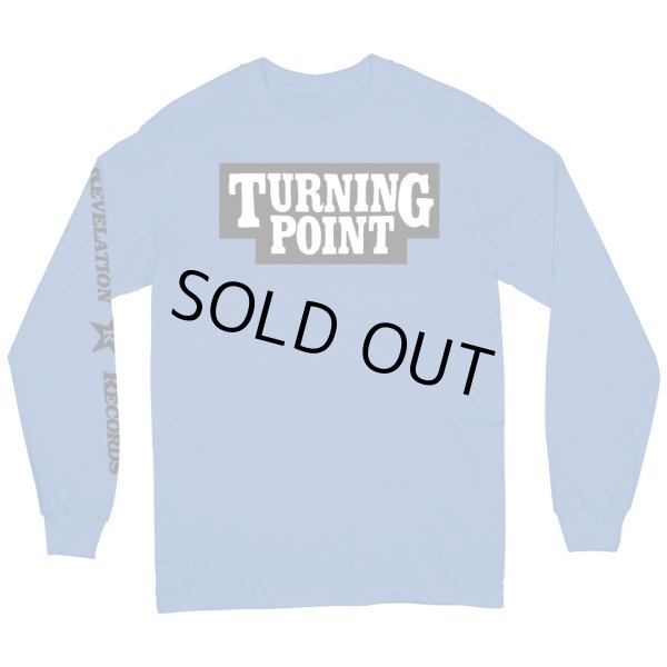 画像1: TURNING POINT / Block letters blue (long sleeve shirt) Revelation