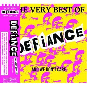 画像: DEFIANCE / The very best of and we don't care (cd) Black konflik