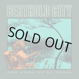画像:   BERTHOLD CITY / When words are not enough (cd)(Lp) War 