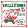 画像1:  GORILLA BISCUITS / Pizza box (sticker) Revelation  