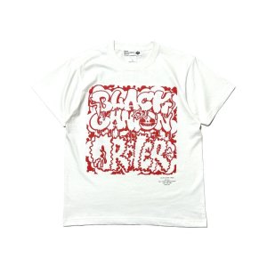 画像: BLACK GANION, ORdER / Split white (t-shirt)  