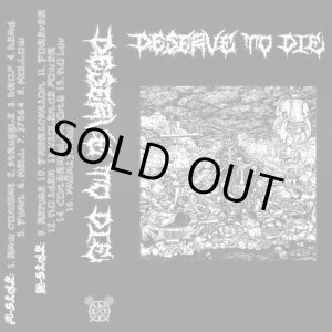 画像: DESERVE TO DIE / st (tape) discosmecagoendios  