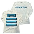 画像1: LOCKIN' OUT / Block lock white (long sleeve shirt) Lockin' out  