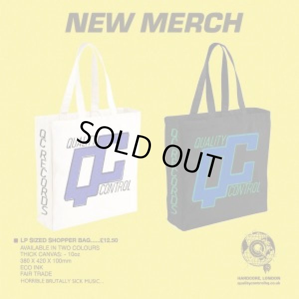 画像7: QUALITY CONTROL LP SIZED CANVAS SHOPPER (tote bag) Quality control hq 
