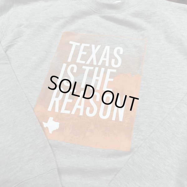 画像1:  TEXAS IS THE REASON / Logo -heather grey- (crew sweatshirt) Revelation   