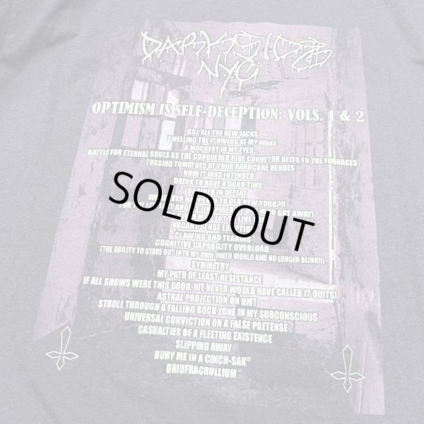 画像3:   DARKSIDE NYC / Optimism Is Self-Deception: Vols. 1 & 2 berry/wine (t-shirt) 