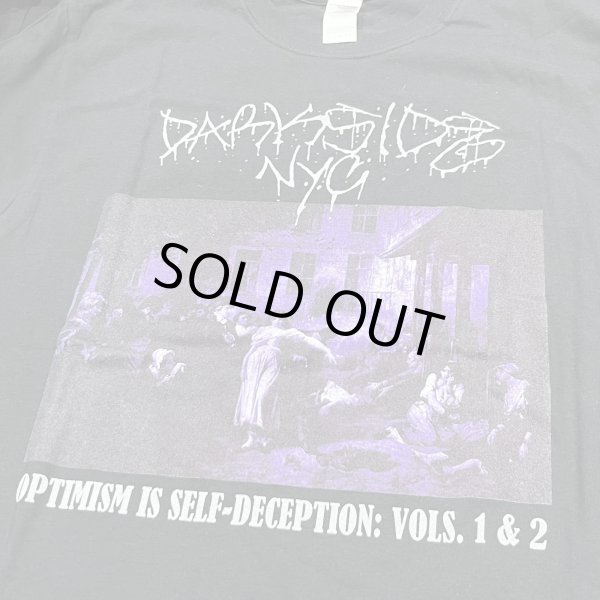画像1:  DARKSIDE NYC / Optimism Is Self-Deception: Vols. 1 & 2 black (t-shirt) 
